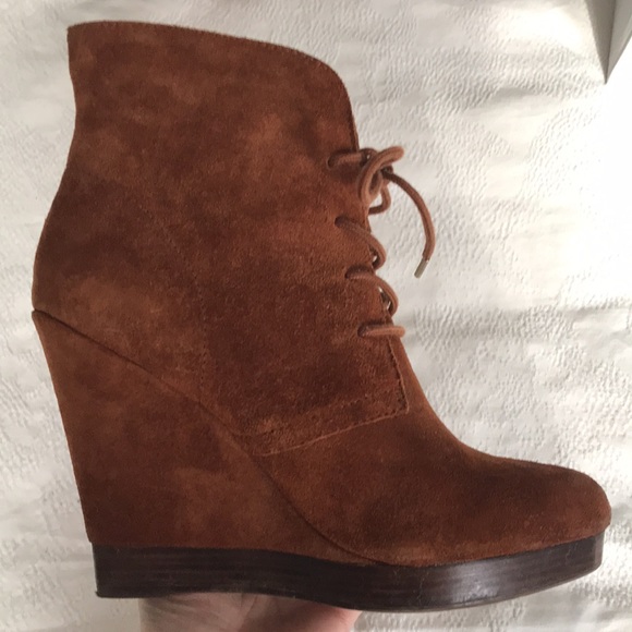 Kors Michael Kors Lace up Wedge Ankle Boot - Picture 14 of 17